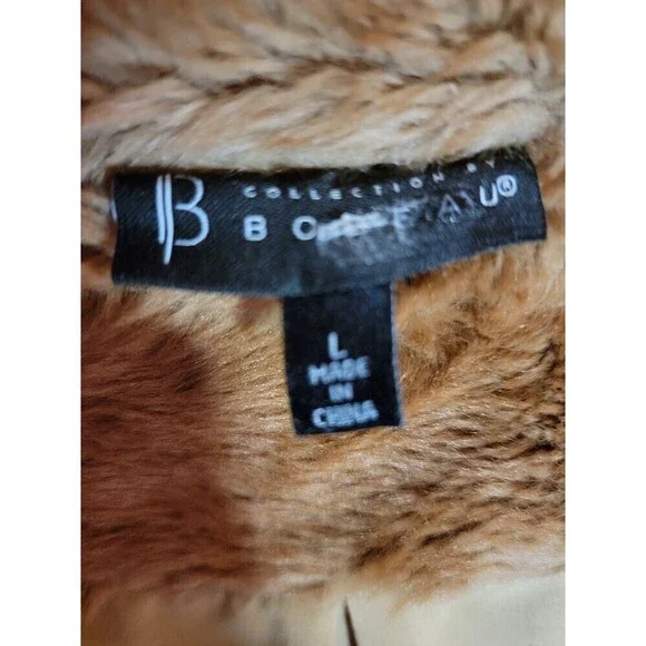 B Collection by Bobeau Twiggy Faux Fur Jacket Mob Wife - Picture 5 of 9